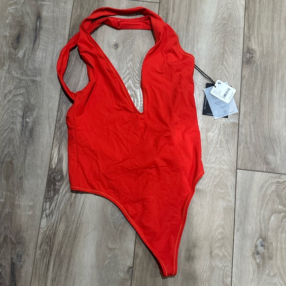 🆕 Free People X It’s Now Cool The Patrol One Piece in Red - Picture 4 of 9